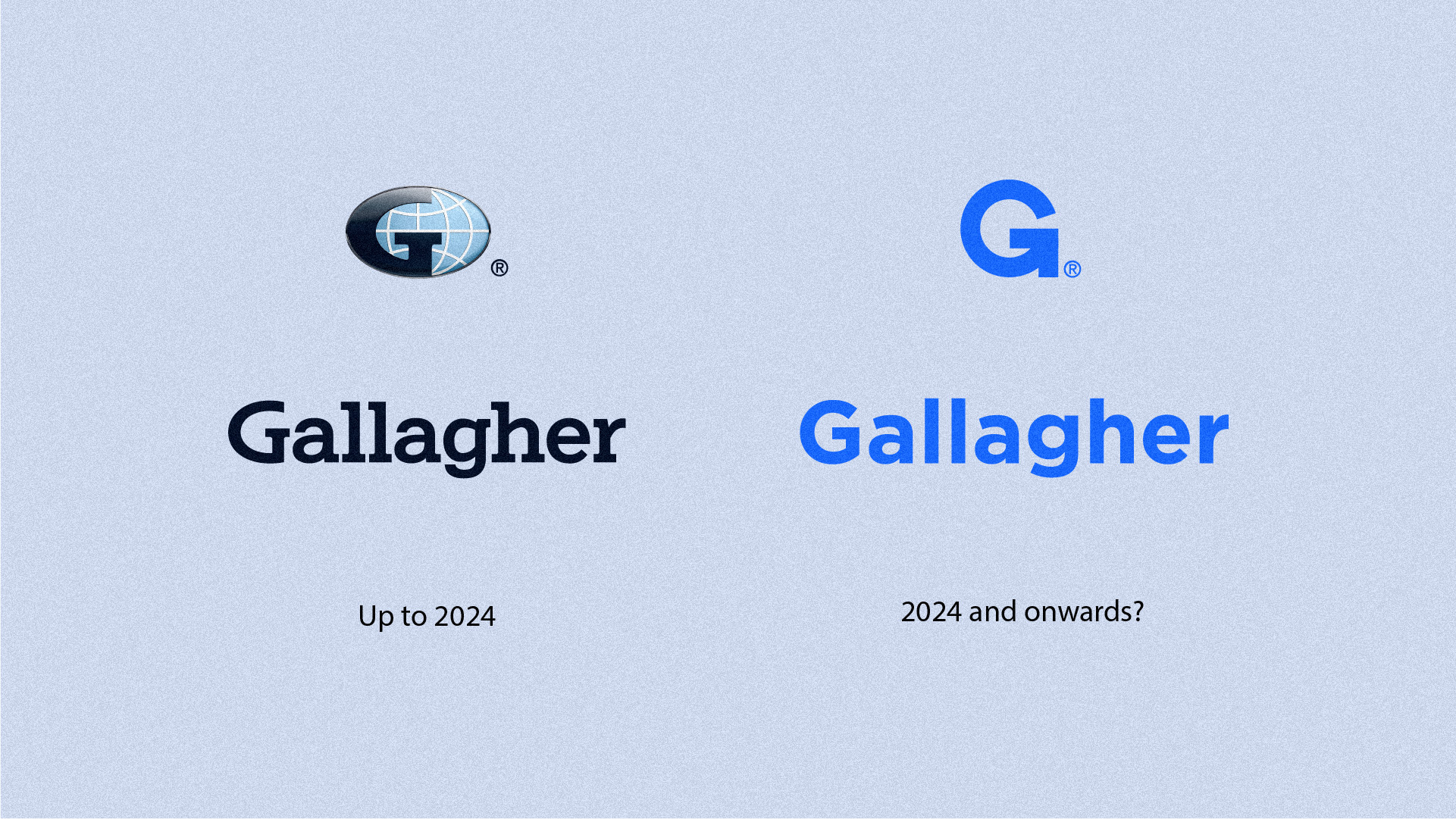 Gallagher insurance logo transformation
